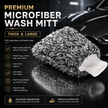 Premium  Microfibre Wash Mitt  Large