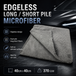 Edgeless Long-Short Pile Microfiber 40cm x 40cm 370GSM