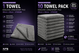 Edgeless Long-Short Pile Microfiber 40cm x 40cm 370GSM