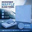 Glass Towel - High-quality microfiber waffle towel 40x40
