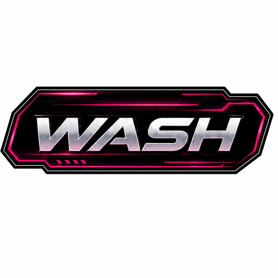 Wash-Bucket Stickers Available in 3 options: