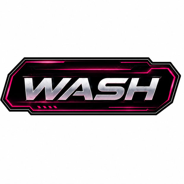 Wash-Bucket Stickers Available in 3 options: